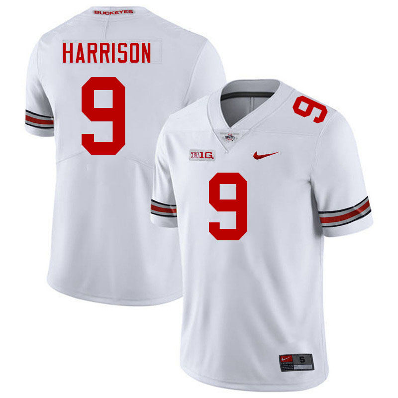 #9 Zach Harrison Ohio State Buckeyes Jerseys Football Stitched-White